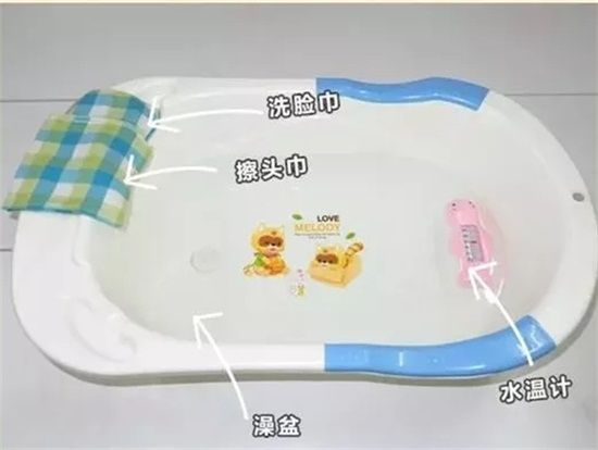 长沙月嫂动图详解：宝宝标准洗澡流程，这么洗不着凉！(图3)