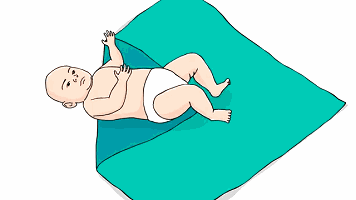 长沙月嫂:正确包裹新生儿的示范方法！(图4)